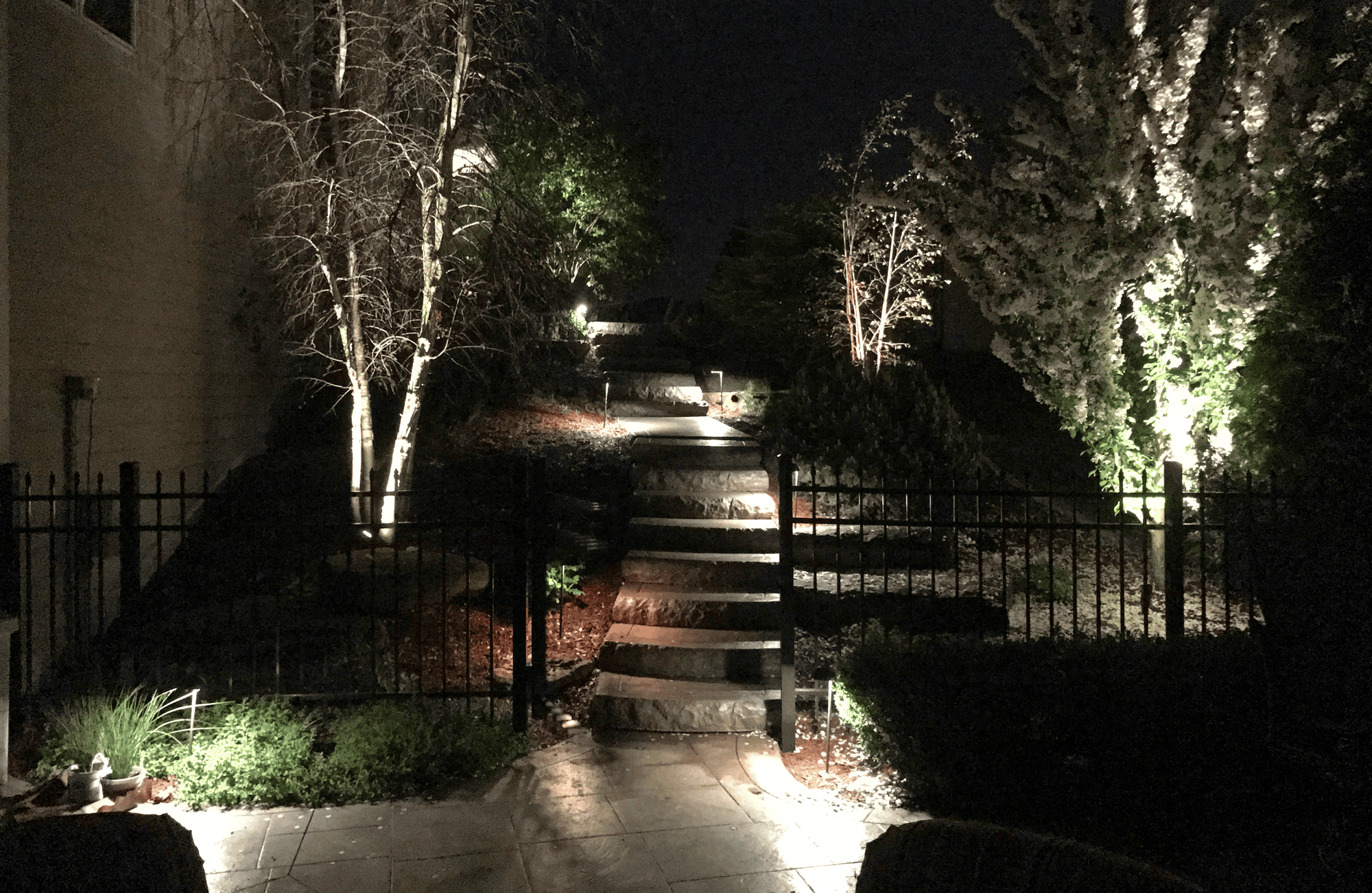 landscape, walkways